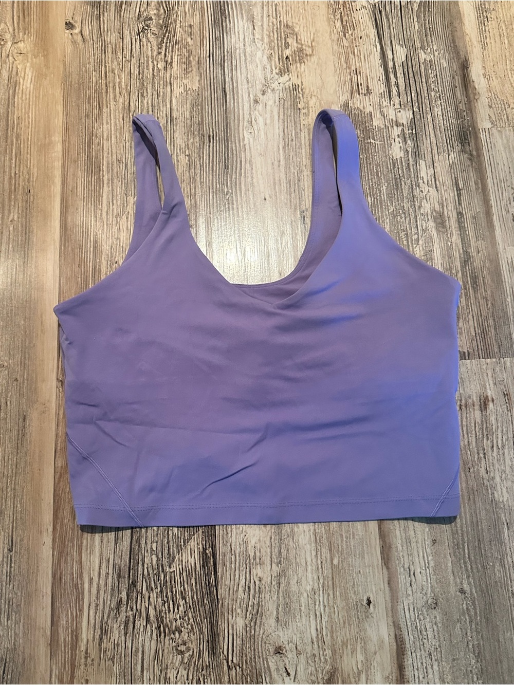 lululemon althletica Seamless Scoop Neck Bralette Tank Top in Lavender